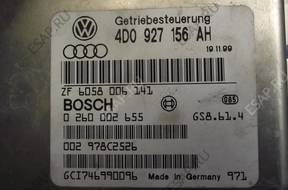 БЛОК УПРАВЛЕНИЯ AUDI A8 D2 LIFT 2.8   4D0927156AH