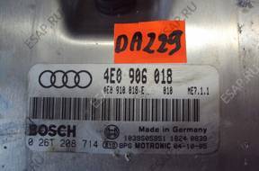 БЛОК УПРАВЛЕНИЯ Audi A8 D3 4E0906018 МОДУЛЬ