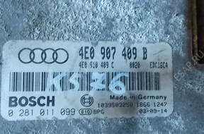 БЛОК УПРАВЛЕНИЯ Audi A8 D3 4E0907409B МОДУЛЬ