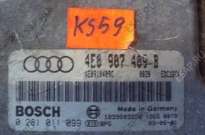 БЛОК УПРАВЛЕНИЯ Audi A8 D3 4E0907409B МОДУЛЬ