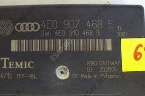 БЛОК УПРАВЛЕНИЯ Audi A8 D3 4E0907468E МОДУЛЬ