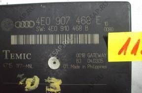 БЛОК УПРАВЛЕНИЯ Audi A8 D3 4E0907468E МОДУЛЬ