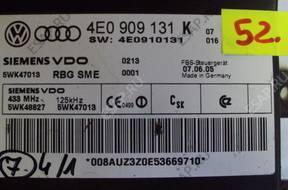 БЛОК УПРАВЛЕНИЯ Audi A8 D3 4E0909131K МОДУЛЬ