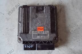 БЛОК УПРАВЛЕНИЯ AUDI A8 D3   ДВИГАТЕЛЕМ 4E0907401B
