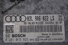БЛОК УПРАВЛЕНИЯ AUDI  ДВИГАТЕЛЕМ  CBAB 03L906022LS