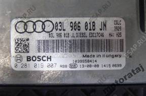 БЛОК УПРАВЛЕНИЯ AUDI Q5 2.0TDI 0281019007 03L906018JN