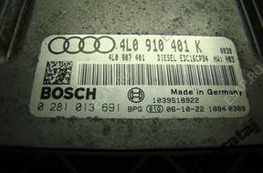 БЛОК УПРАВЛЕНИЯ AUDI Q7 3.0 TDI 4L0910401K 0281013691