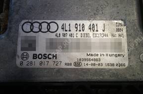 БЛОК УПРАВЛЕНИЯ Audi Q7 3.0 TDI CJMA 204KM 0281017727