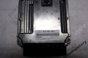 БЛОК УПРАВЛЕНИЯ AUDI Q7 3.0TDI 4l0907401 0281013690 +PIN