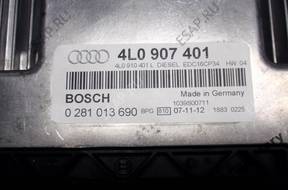 БЛОК УПРАВЛЕНИЯ AUDI Q7 3.0TDI 4l0907401 0281013690 +PIN