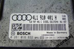 БЛОК УПРАВЛЕНИЯ AUDI Q7 3.0TDI 4L1910401H 0281016832