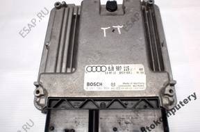 БЛОК УПРАВЛЕНИЯ AUDI TT 2.0TFSI 8j0907115 0261s02084 +PIN