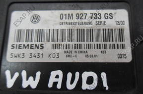 БЛОК УПРАВЛЕНИЯ AUDI VW 01M927733GS  5WK33431KO3