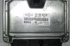 БЛОК УПРАВЛЕНИЯ AUDI VW   0281010668 038906019EM