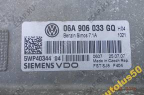 БЛОК УПРАВЛЕНИЯ   Audi VW 06A906033GQ 5WP40344 04