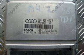 БЛОК УПРАВЛЕНИЯ AUDI VW 2.5   ДВИГАТЕЛЕМ 8D0907401N