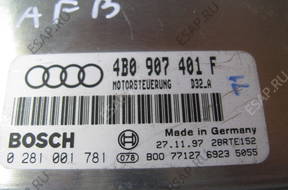 БЛОК УПРАВЛЕНИЯ AUDI VW 2.5 TDI 4B0907401F