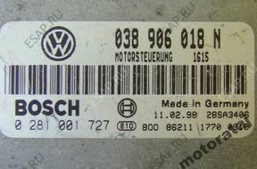 БЛОК УПРАВЛЕНИЯ AUDI VW PASSAT 1.9 0281001727 038906018N