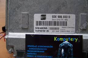 БЛОК УПРАВЛЕНИЯ AUDI VW SEAT SKODA   03E906033D