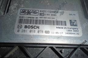 БЛОК УПРАВЛЕНИЯ  AV21-12A650-RF  FIESTA MK7 1.4 TDCI