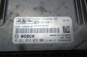 БЛОК УПРАВЛЕНИЯ  AV21-12A650-RF  FIESTA MK7 1.4 TDCI
