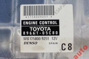 БЛОК УПРАВЛЕНИЯ AVENSIS T25 2.2D4D 2AD 89661-05C80
