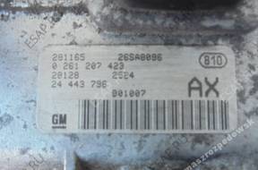БЛОК УПРАВЛЕНИЯ AX OPEL ASTRA CORSA 0261207423 24443796
