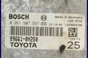БЛОК УПРАВЛЕНИЯ AYGO CITROEN C1 0261S07567 89661-0H250