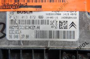 БЛОК УПРАВЛЕНИЯ    BERLINGO 0281013873 9664843780
