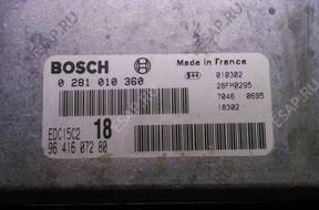 БЛОК УПРАВЛЕНИЯ Berlingo 2.0 HDI 0281010360 9641607280
