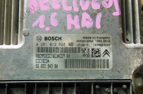 БЛОК УПРАВЛЕНИЯ BERLINGO PARTNER 0281012620 9665594380