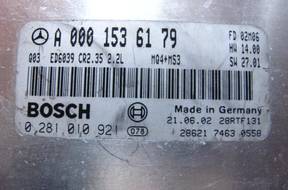 БЛОК УПРАВЛЕНИЯ /БЛОК УПРАВЛЕНИЯA0001536179 BOSCH 0281010921