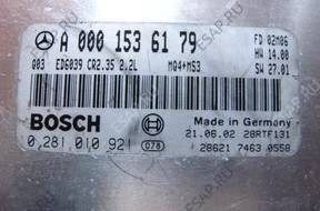 БЛОК УПРАВЛЕНИЯ /БЛОК УПРАВЛЕНИЯA0001536179 BOSCH 0281010921