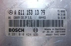 БЛОК УПРАВЛЕНИЯ /БЛОК УПРАВЛЕНИЯA6111531379 BOSCH 0281010424