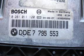 БЛОК УПРАВЛЕНИЯ /БЛОК УПРАВЛЕНИЯDDE7795553 BOSCH 0281011120