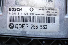 БЛОК УПРАВЛЕНИЯ /БЛОК УПРАВЛЕНИЯDDE7795553 BOSCH 0281011120
