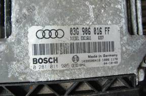 БЛОК УПРАВЛЕНИЯ /БЛОК УПРАВЛЕНИЯДВИГАТЕЛЬ 03G906016FF BOSCH 0281011905