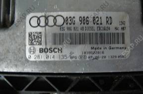БЛОК УПРАВЛЕНИЯ /БЛОК УПРАВЛЕНИЯДВИГАТЕЛЬ 03G906021 год,D BOSCH 0281014135