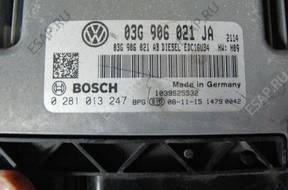 БЛОК УПРАВЛЕНИЯ /БЛОК УПРАВЛЕНИЯДВИГАТЕЛЬ 03G906021JA BOSCH 0281013247