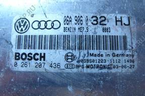 БЛОК УПРАВЛЕНИЯ /БЛОК УПРАВЛЕНИЯДВИГАТЕЛЬ 06A906032HJ BOSCH 0261207436