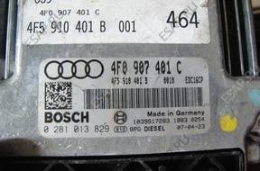 БЛОК УПРАВЛЕНИЯ /БЛОК УПРАВЛЕНИЯДВИГАТЕЛЬ 4F0907401C BOSCH 0281013829