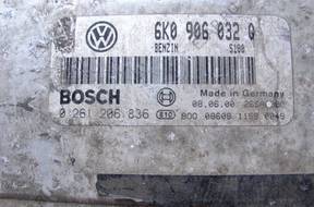 БЛОК УПРАВЛЕНИЯ /БЛОК УПРАВЛЕНИЯДВИГАТЕЛЬ 6K0906032Q BOSCH 0261206836