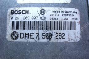 БЛОК УПРАВЛЕНИЯ /БЛОК УПРАВЛЕНИЯДВИГАТЕЛЬ DME7508292 BOSCH 0261209007