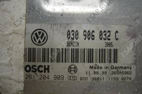 БЛОК УПРАВЛЕНИЯ /БЛОК УПРАВЛЕНИЯДВИГАТЕЛЯ 030906032C BOSCH 0261204909