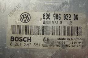 БЛОК УПРАВЛЕНИЯ /БЛОК УПРАВЛЕНИЯДВИГАТЕЛЯ 030906032DQ BOSCH 0261207681