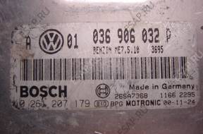 БЛОК УПРАВЛЕНИЯ /БЛОК УПРАВЛЕНИЯДВИГАТЕЛЯ 036906032P BOSCH 0261207179