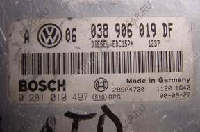 БЛОК УПРАВЛЕНИЯ /БЛОК УПРАВЛЕНИЯДВИГАТЕЛЯ 038906019DF BOSCH 0281010497