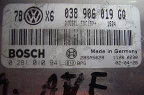 БЛОК УПРАВЛЕНИЯ /БЛОК УПРАВЛЕНИЯДВИГАТЕЛЯ 038906019GQ BOSCH 0281010941