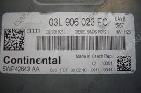 БЛОК УПРАВЛЕНИЯ /БЛОК УПРАВЛЕНИЯДВИГАТЕЛЯ 03L906023FC CONTI.5WP42643AA