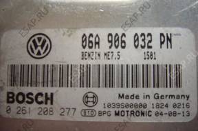 БЛОК УПРАВЛЕНИЯ /БЛОК УПРАВЛЕНИЯДВИГАТЕЛЯ 06A906032PN BOSCH 0261208277